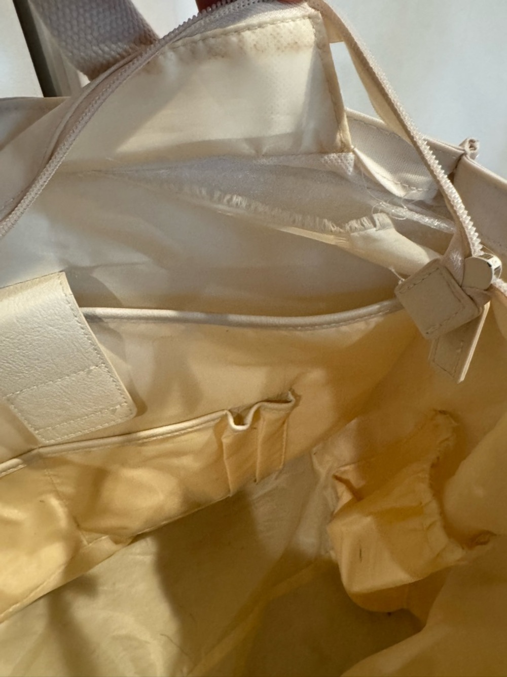 BEIS Cream Weekend Tote Bag - Picture 8 of 9